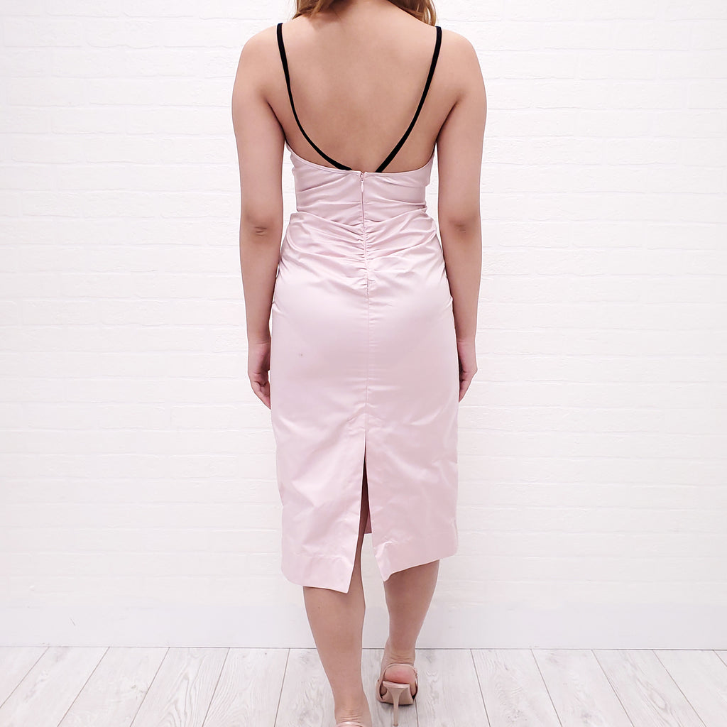 N°21 PINK RUCHED DRESS - SIZE 38