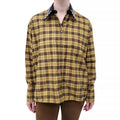 N21 YELLOW PLAID CAMICIA TESSUTO SHIRT - SIZE S