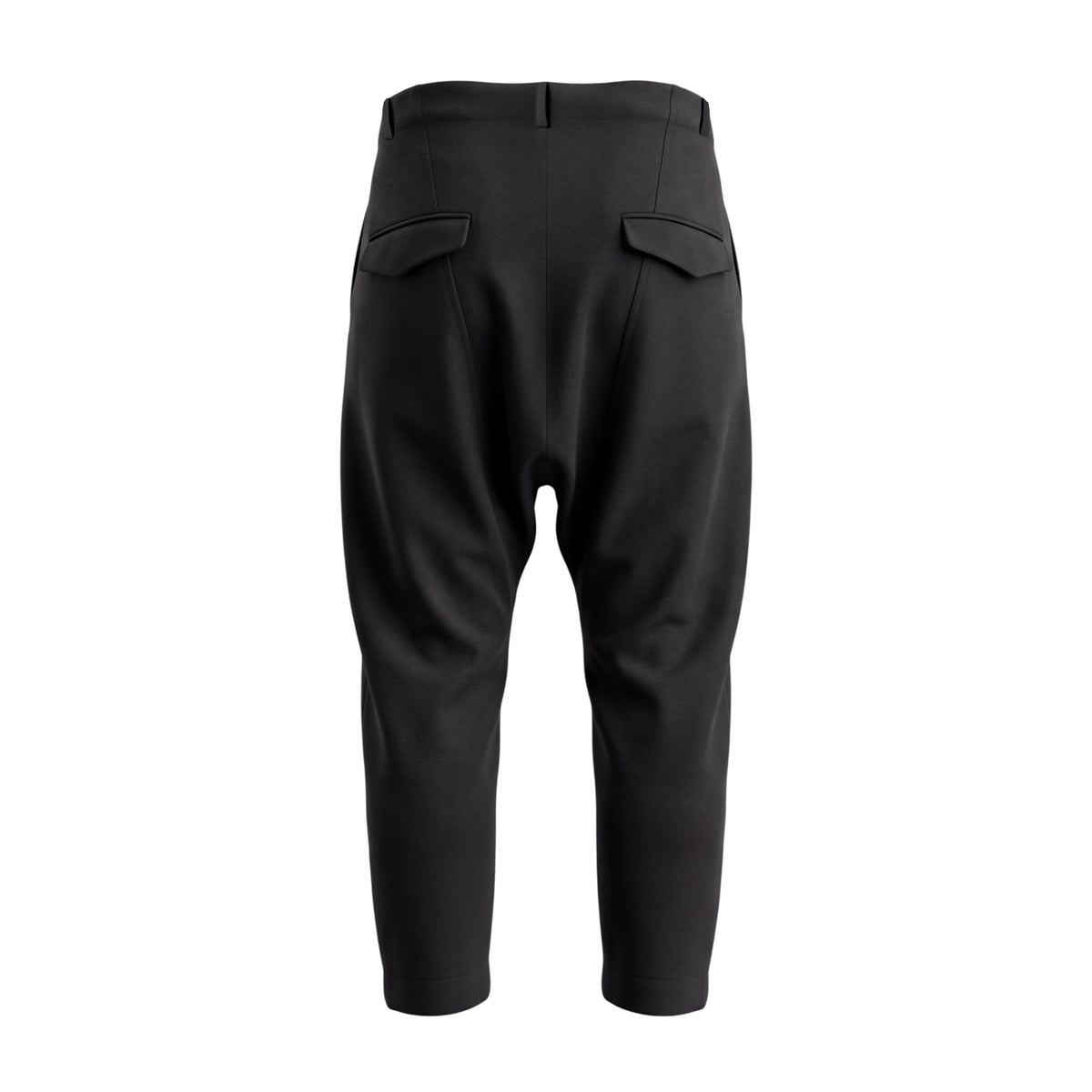 NILI LOTAN BLACK DROPPED CROTCH TROUSERS - SIZE 6