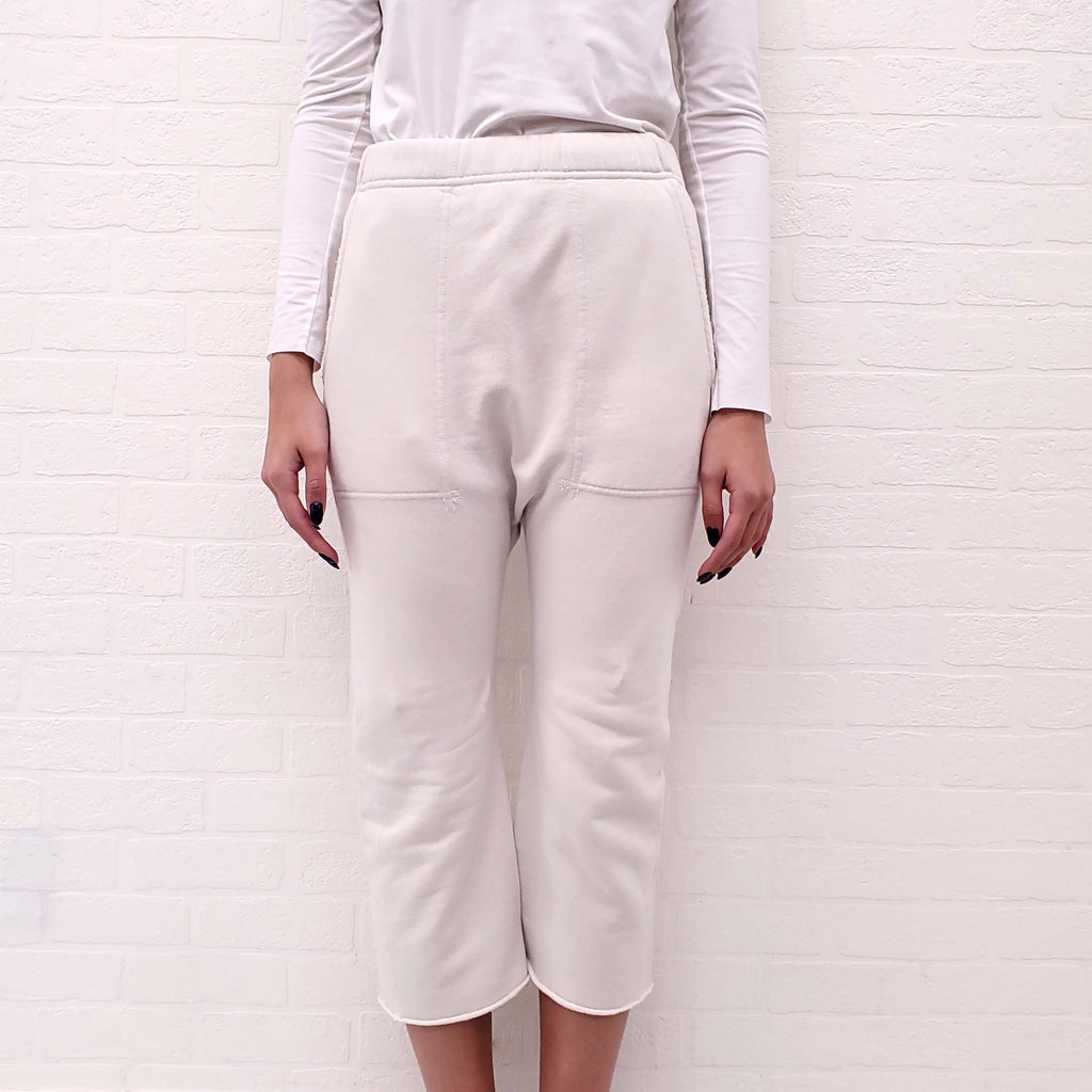 NILI LOTAN CREAM SWEATPANTS - SIZE XS