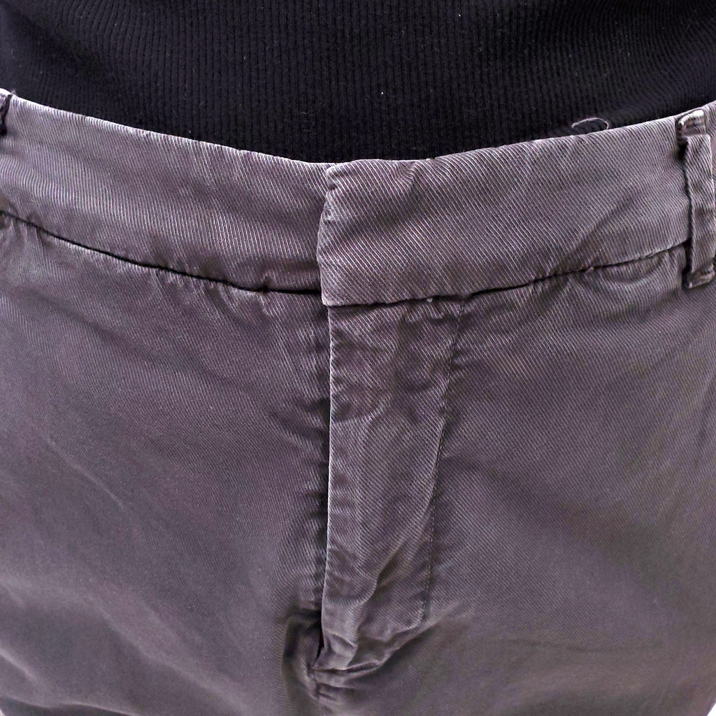 NILI LOTAN DARK GREY 'PARIS' PANTS - SIZE 2