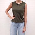NILI LOTAN GREEN TANK TOP - SIZE XS