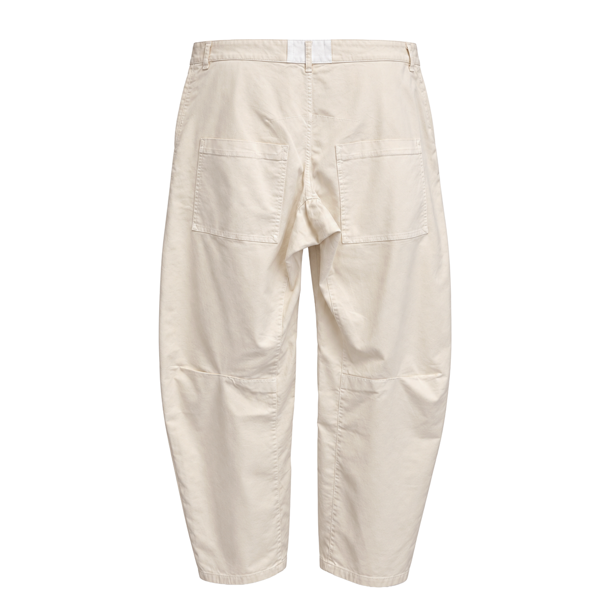 NILI LOTAN LIGHT BEIGE SHON BARREL PANTS - SIZE 10