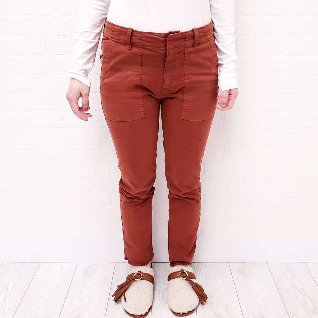 NILI LOTAN RUST 'JENNA' PANTS - SIZE 0