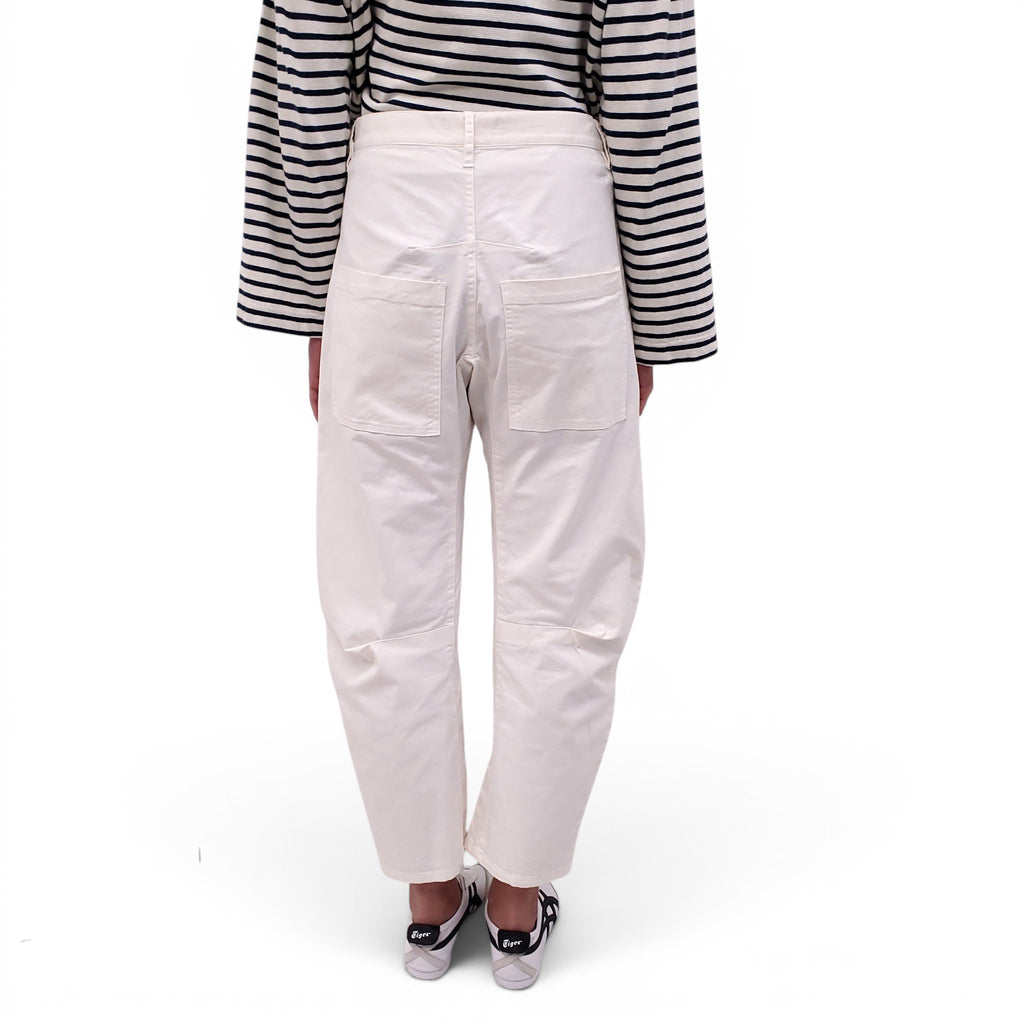 NILI LOTAN WHITE 'SHON' PANTS - SIZE 0