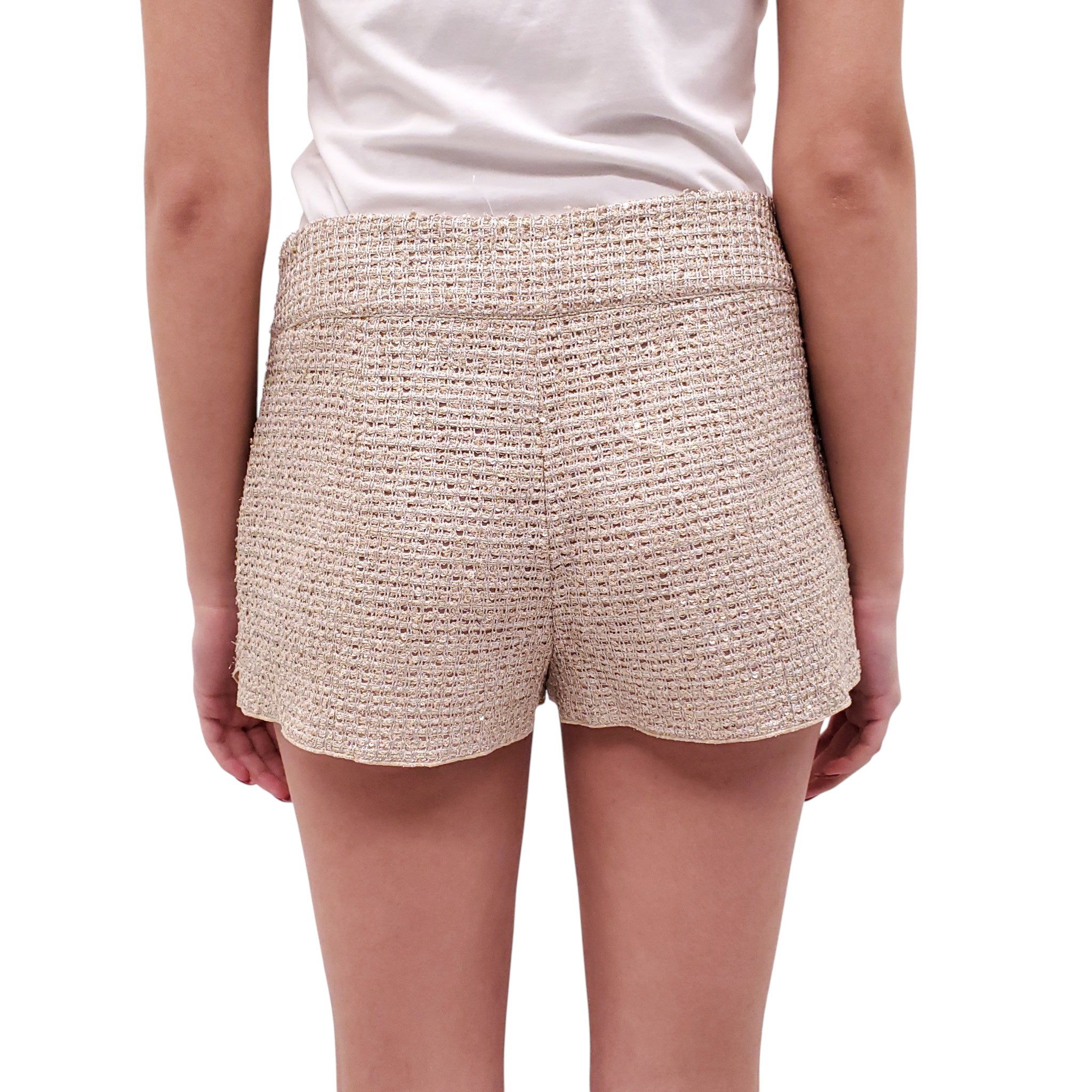 NINA RICCI TWEED SHORTS - SIZE 40