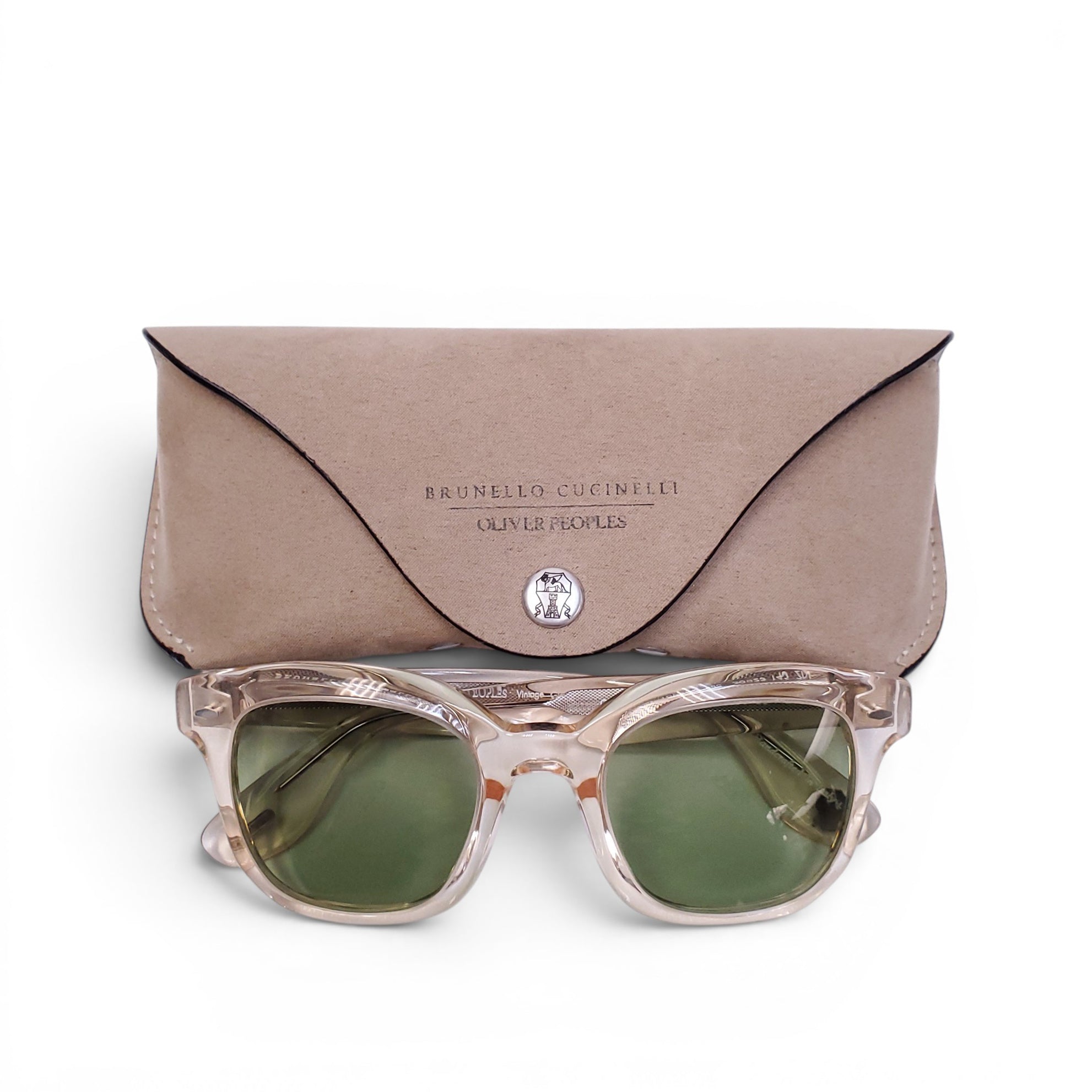 OLIVER PEOPLES X B.C. CLEAR SQUARE SUNGLASSES