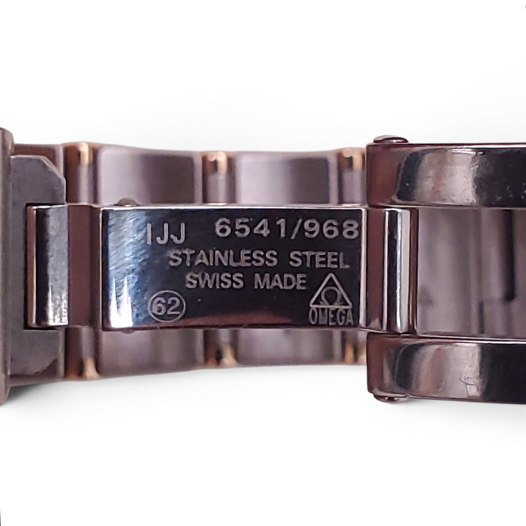 OMEGA 25MM CONSTELLATION 18K GOLD DIAMOND AND MOTHER OF PEARL WATCH