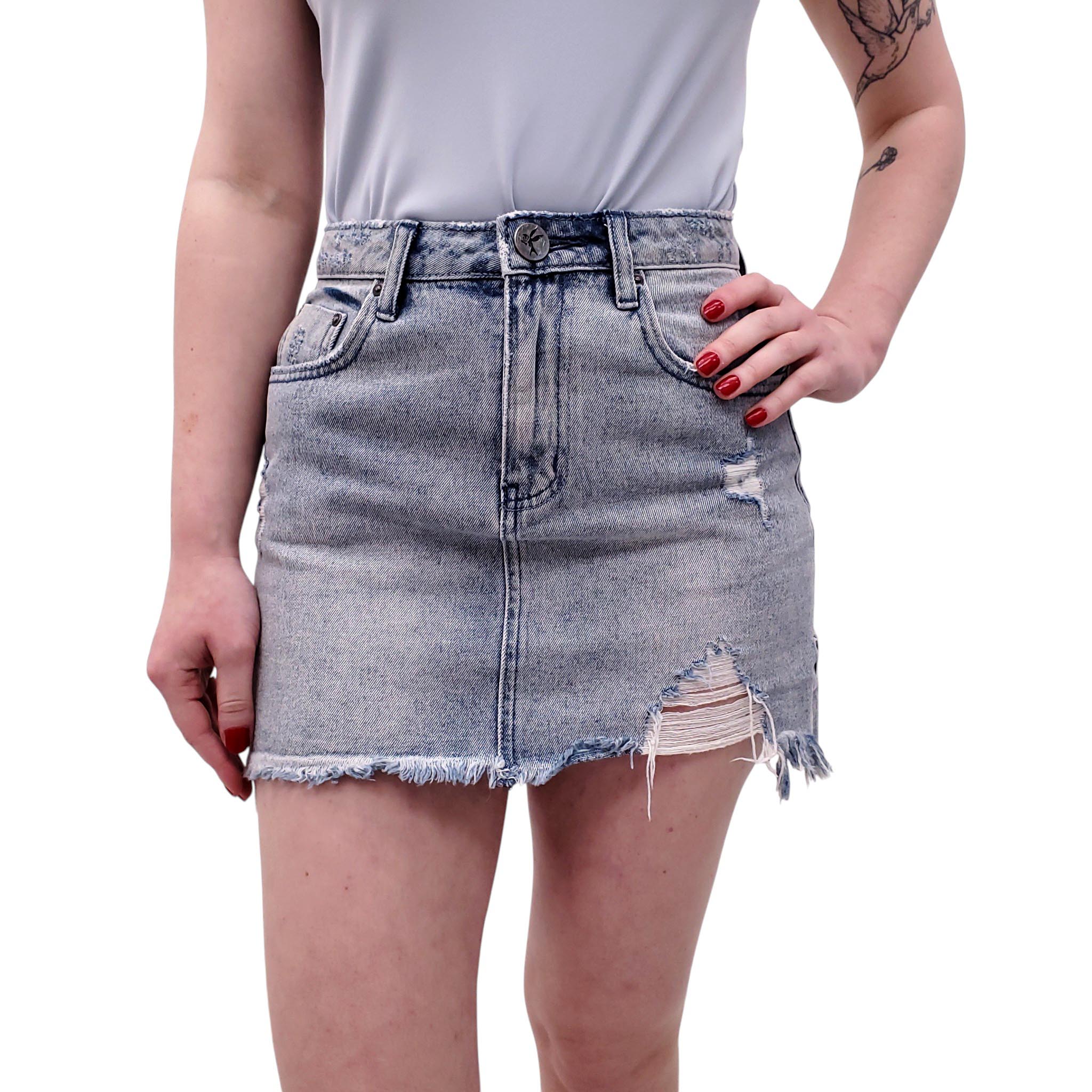 ONE TEASPOON DENIM SKIRT - SIZE 24