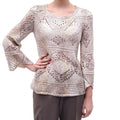 OSCAR DE LA RENTA GOLD CROCHET SWEATER - SIZE M