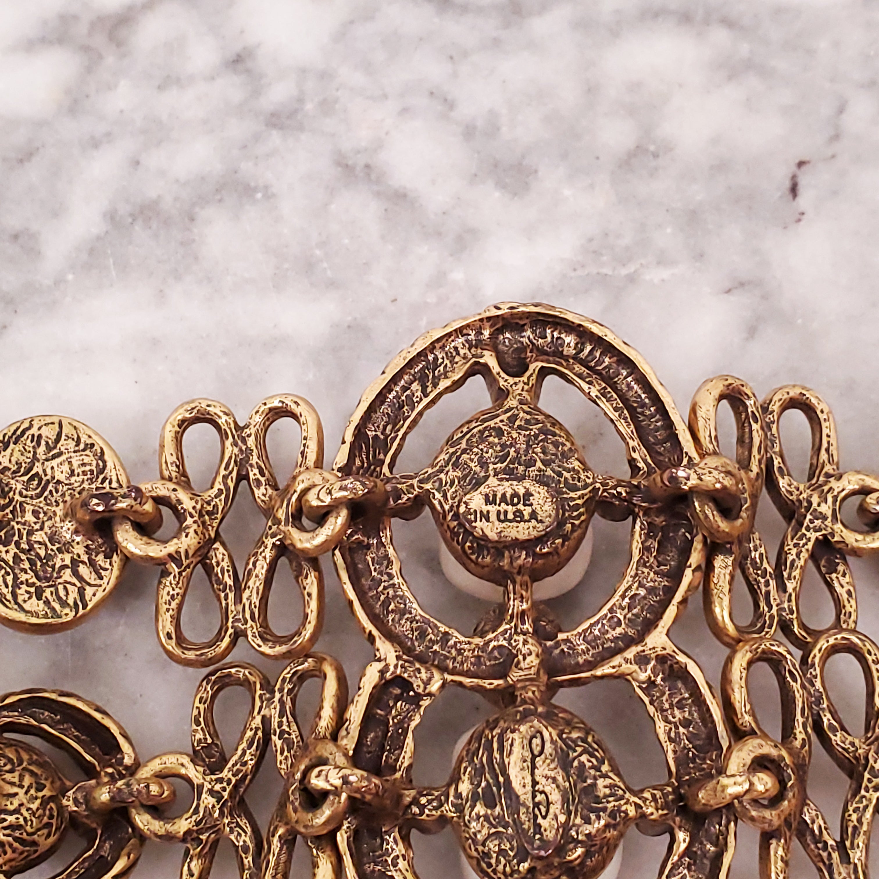 OSCAR DE LA RENTA PINK AND BLUE BRACELET