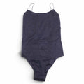 OSÉREE BLACK SHIMMER ONE-PIECE SWIMSUIT - SIZE M