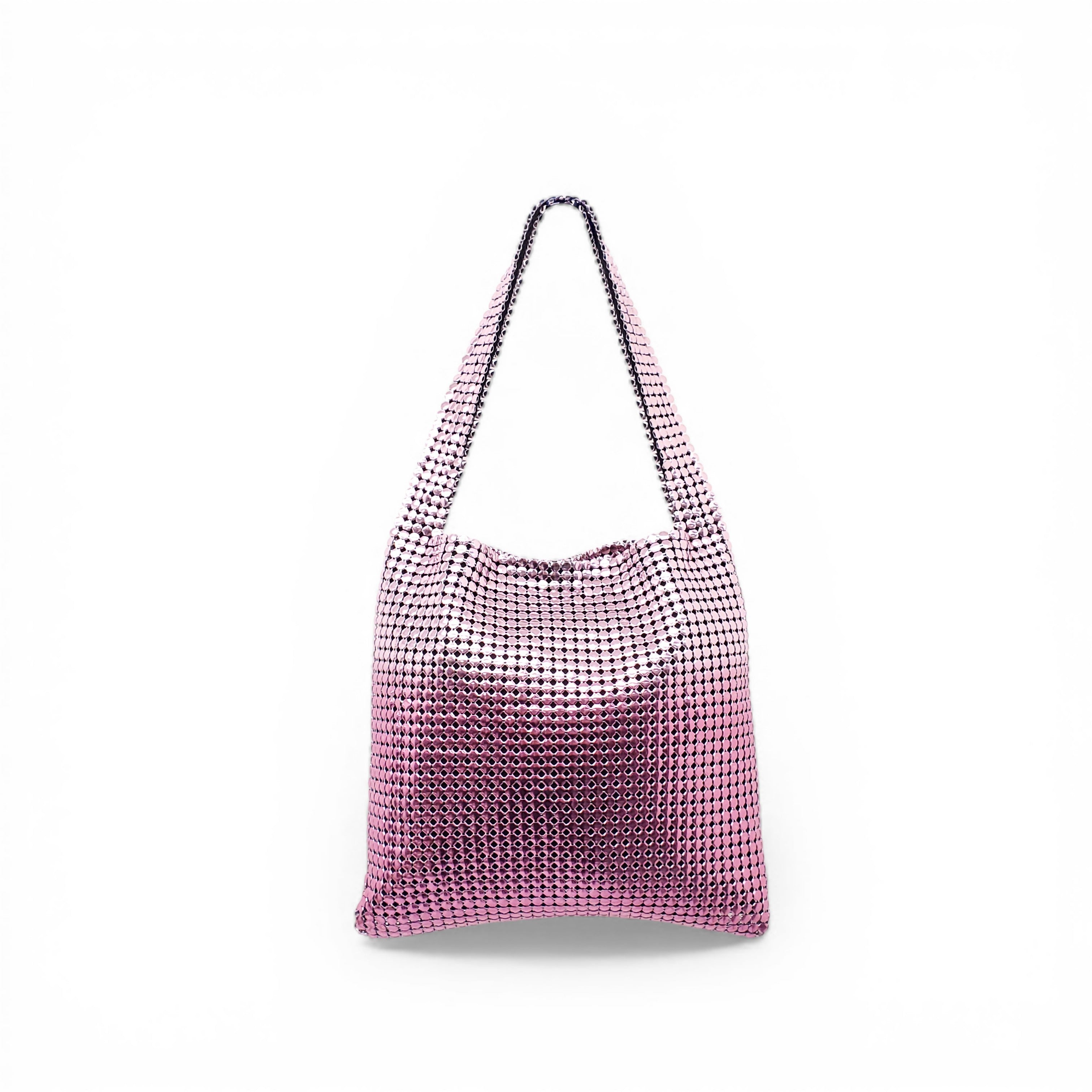 PACO RABANNE PINK PIXEL HOBO BAG
