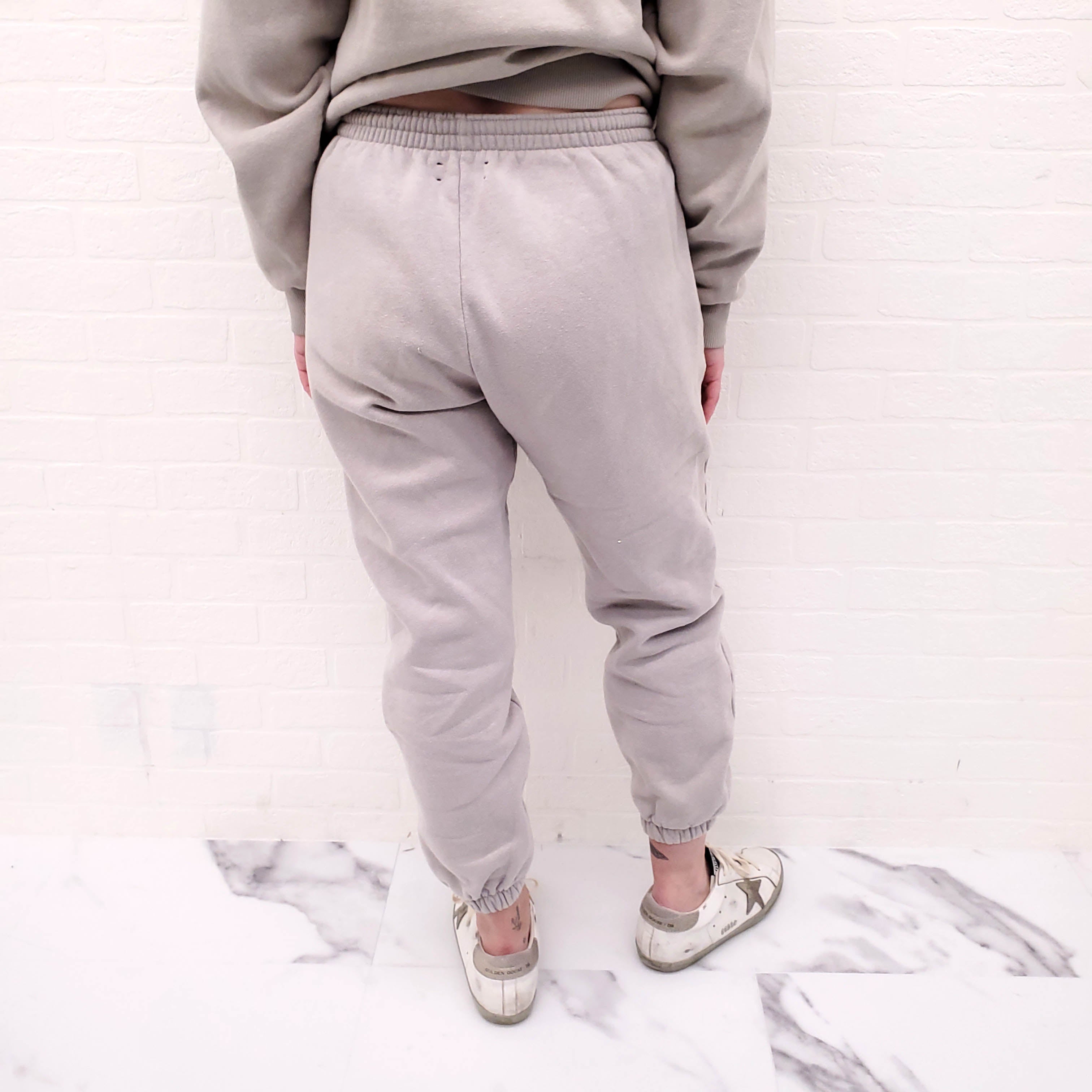 PANGAIA TAUPE SWEATPANTS - SIZE S