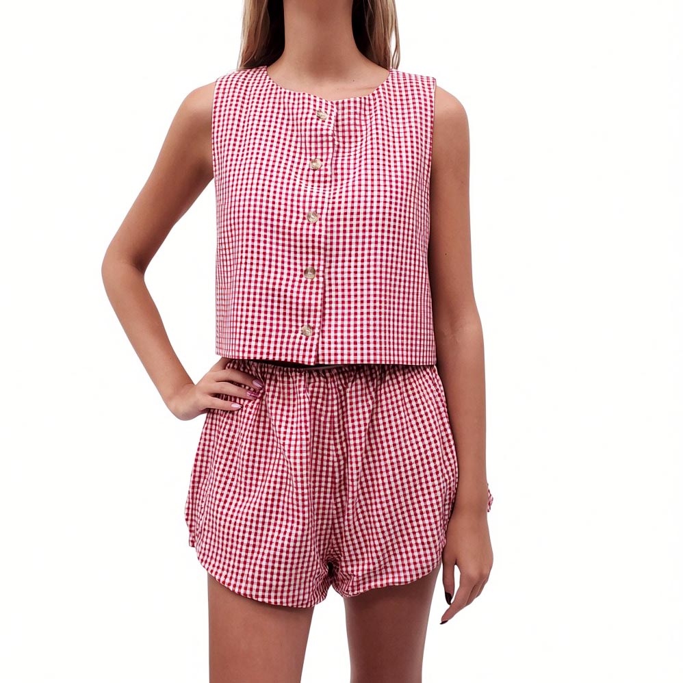 POSSE GINGHAM SET - SIZE M