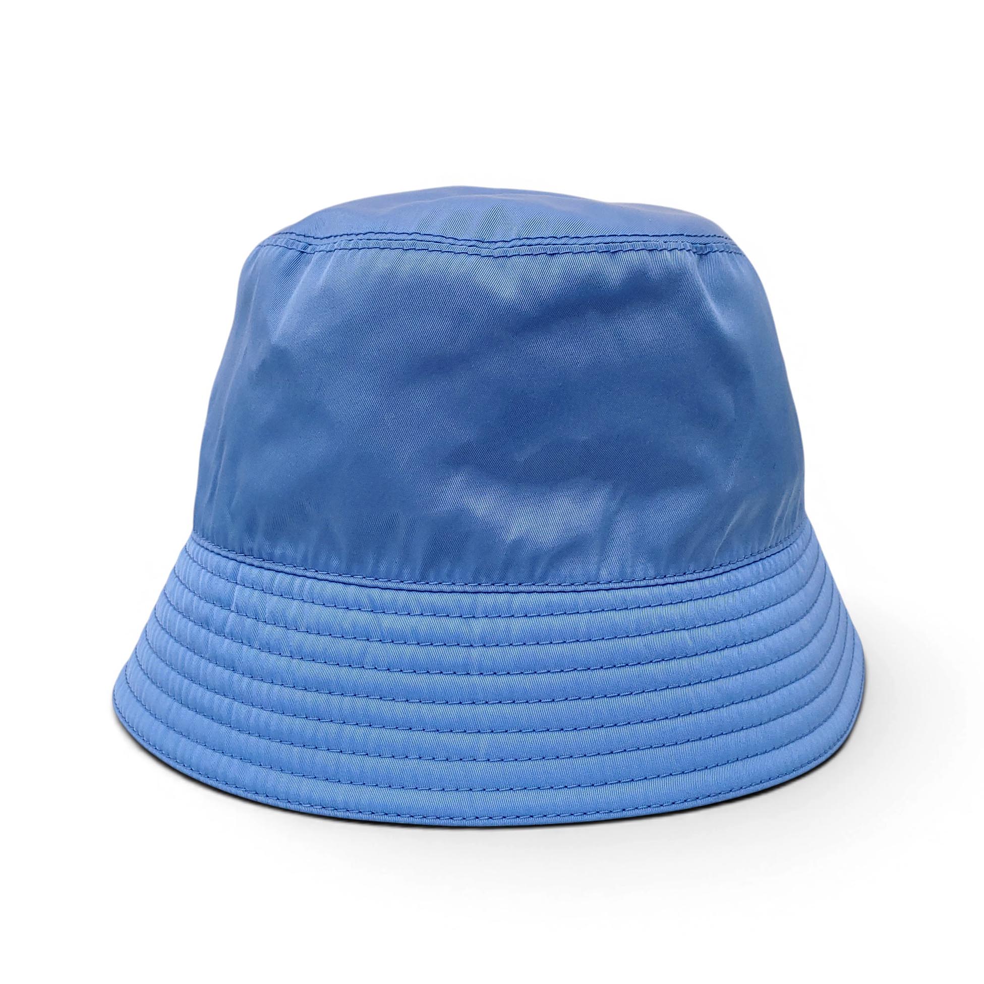 PRADA BABY BLUE RE-EDITION NYLON BUCKET HAT- SIZE M – Rewind Couture