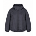 PRADA BLACK NYLON BUBBLE JACKET - SIZE 40