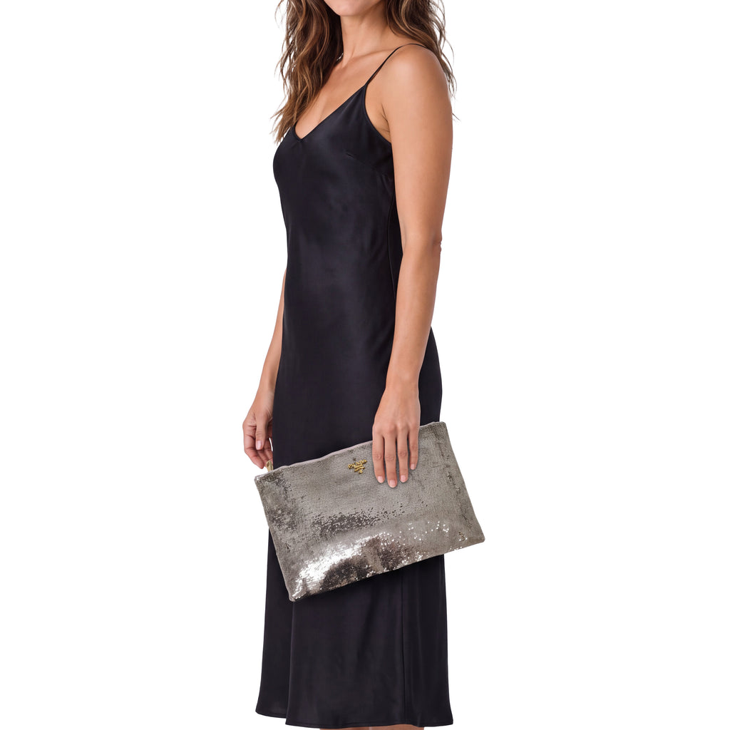 PRADA SEQUIN CLUTCH