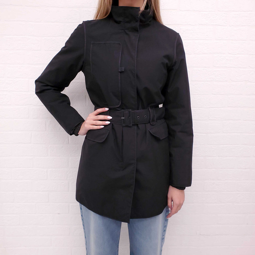 PRADA SPORT JACKET WITH BELT DETAIL -  SIZE S/M