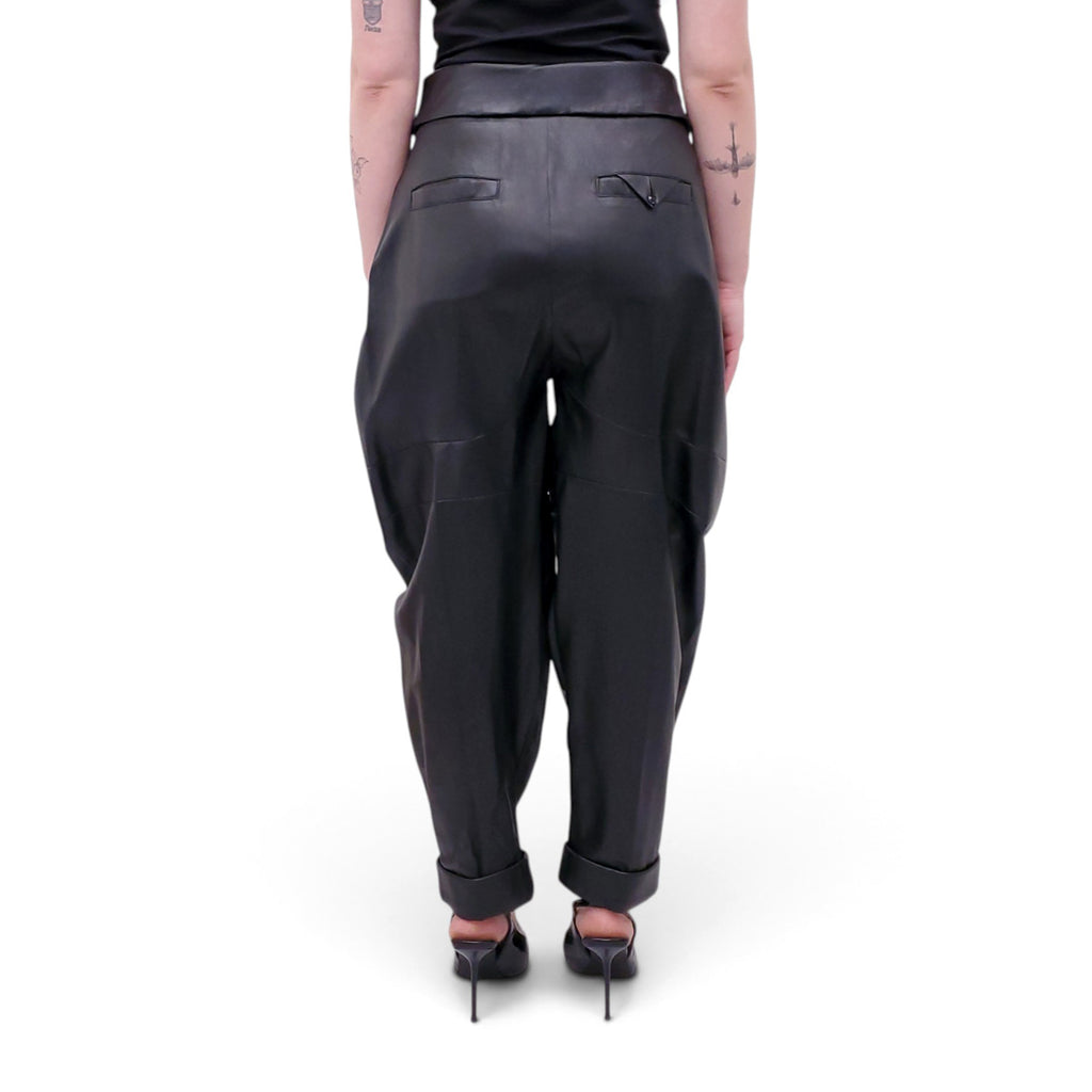 PROENZA SCHOULER VEGAN LEATHER TROUSERS - SIZE 6