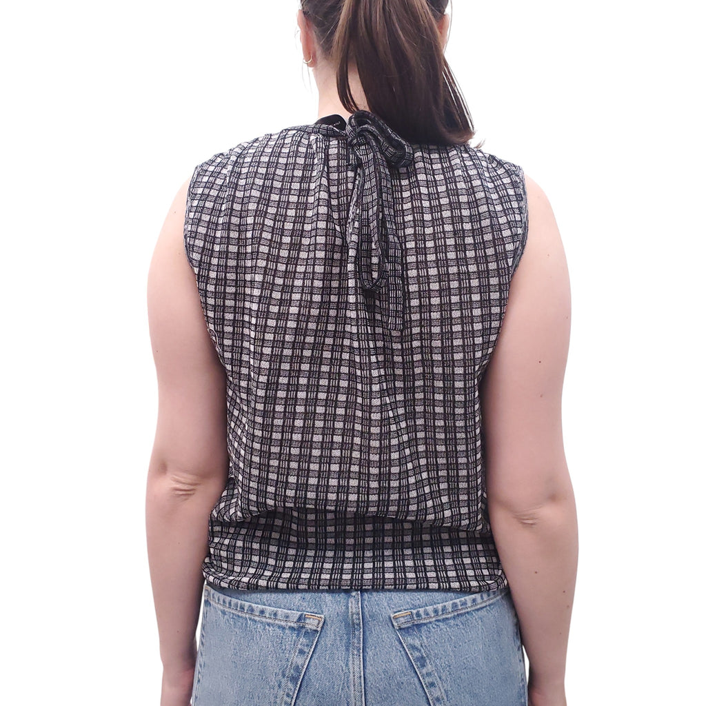 PROENZA SCHOULER WHITE LABEL CHECKERED TANK TOP - SIZE M