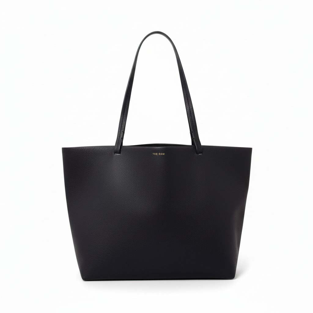 THE ROW LARGE BLACK TOTE BAG
