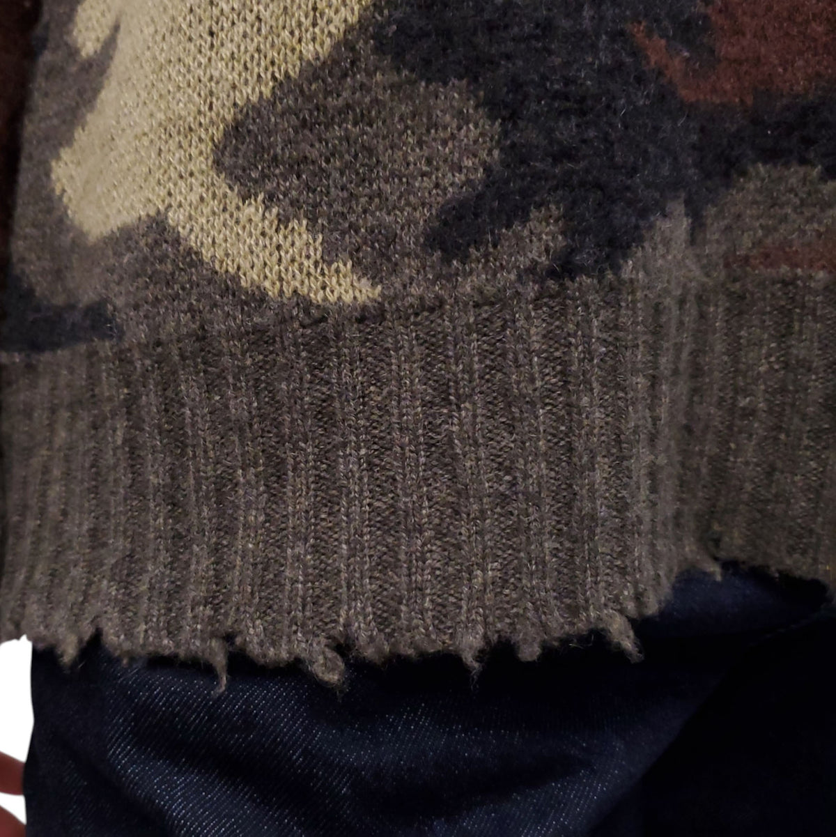 R13 ARMY CASHMERE SWEATER - SIZE S