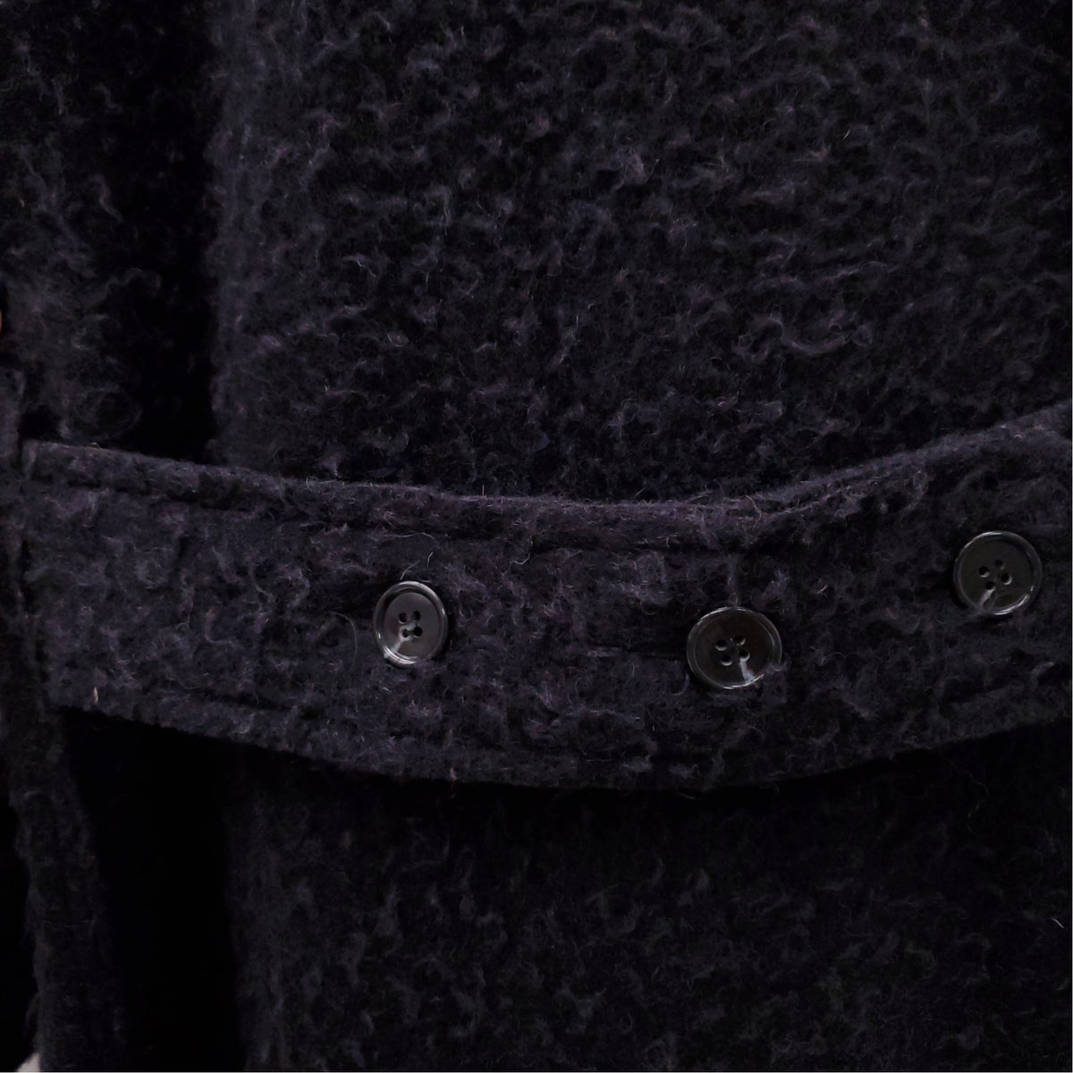 R13 BLACK JUMBO COAT - SIZE XS/S