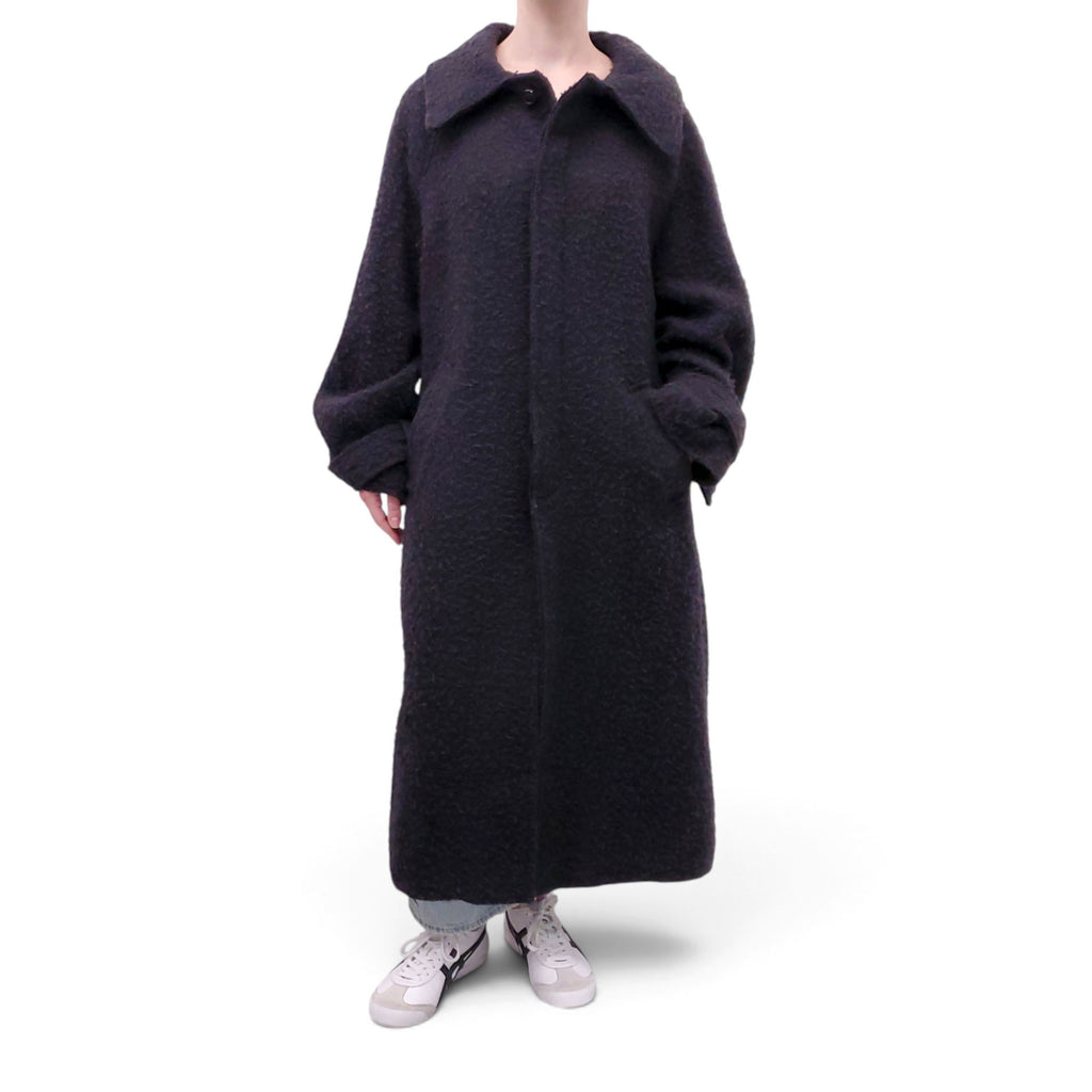R13 BLACK JUMBO COAT - SIZE XS/S
