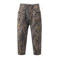 R13 LEOPARD AND CAMO DROPPED CROTCH CARGO PANTS - SIZE 26