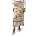 RACHEL COMEY METALLIC MESH SKIRT - SIZE 4