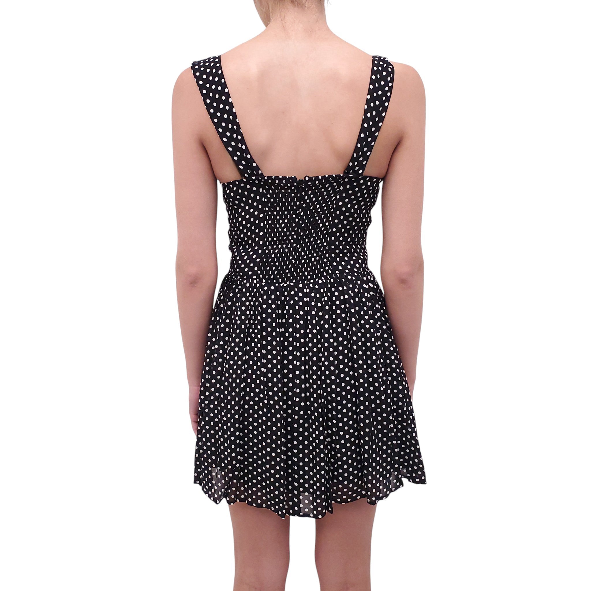 REFORMATION 'TAIGA' POLKA DOT DRESS - SIZE 6 Rewind Couture REFORMATION 'TAIGA' POLKA DOT DRESS - SIZE 6 Rewind Couture