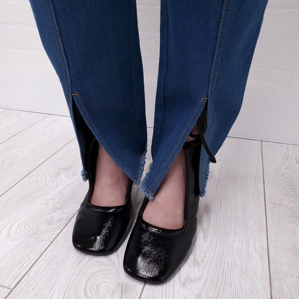 REJINA PYO LIGHT WASH 'ELISE' JEANS - SIZE 36