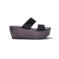 ROBERT CLERGERIE BLACK PLATFORM SANDAL - SIZE 38