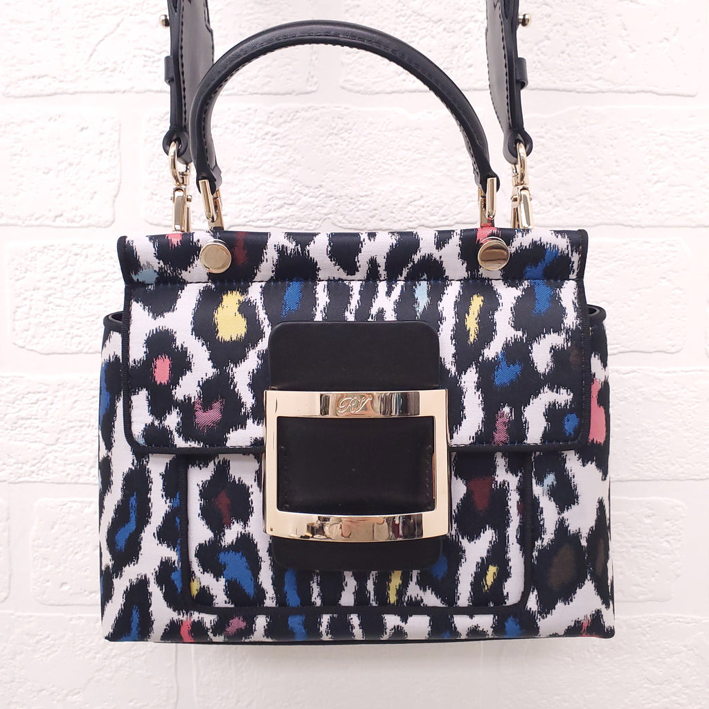 ROGER VIVIER BOWELS BAG WITH SEQUIN CROSSBODY STRAP