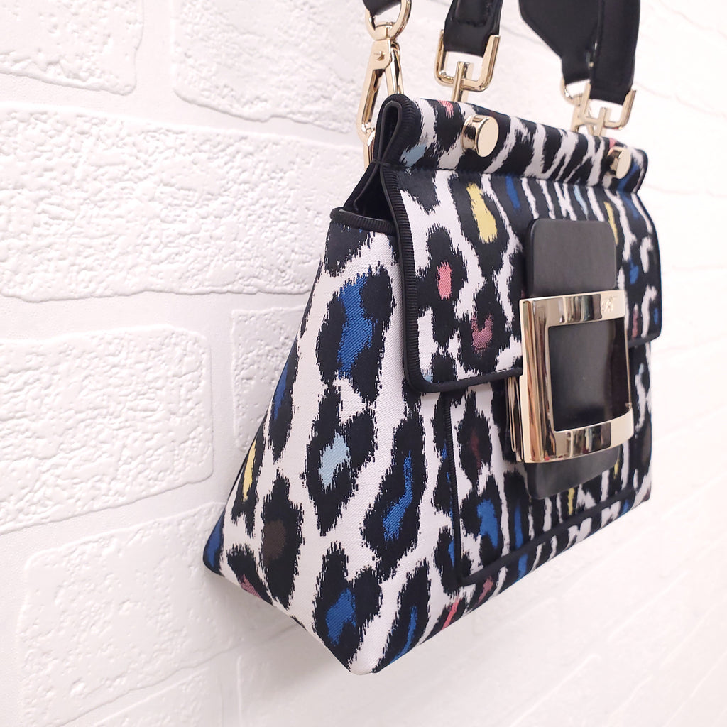 ROGER VIVIER BOWELS BAG WITH SEQUIN CROSSBODY STRAP