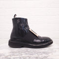 ROGER VIVIER 'CHELSEA VIV' LEATHER ANKLE BOOTS - SIZE 36.5