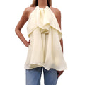 ROKSANDA YELLOW LAYERED BLOUSE - US 8/UK 12