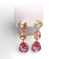 ROXANNE ASSOULIN SWAROVSKI CRYSTAL DROP EARRINGS