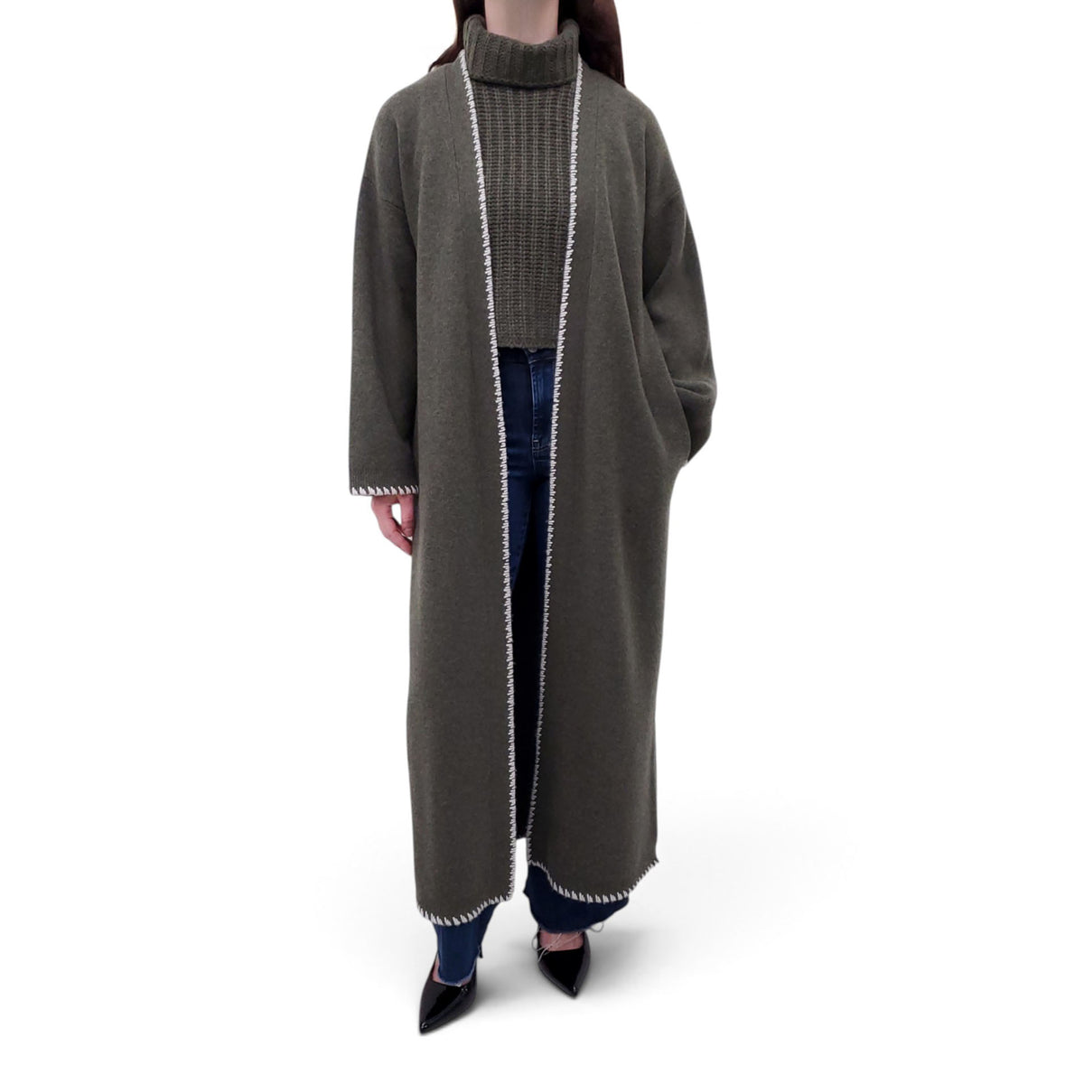 SABLYN KHAKI CARDIGAN SET - SIZE P/XS