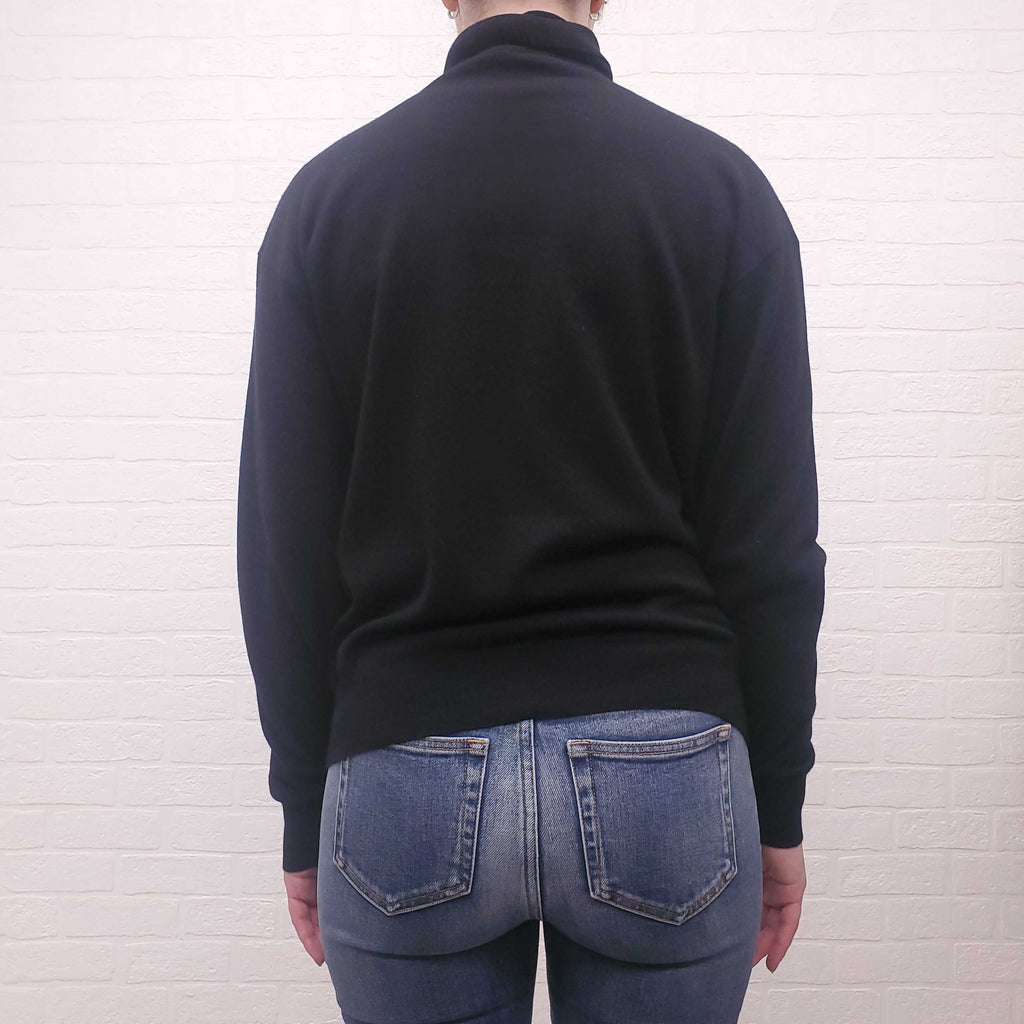 SAINT LAURENT 100% CASHMERE TURTLENECK - SIZE XS