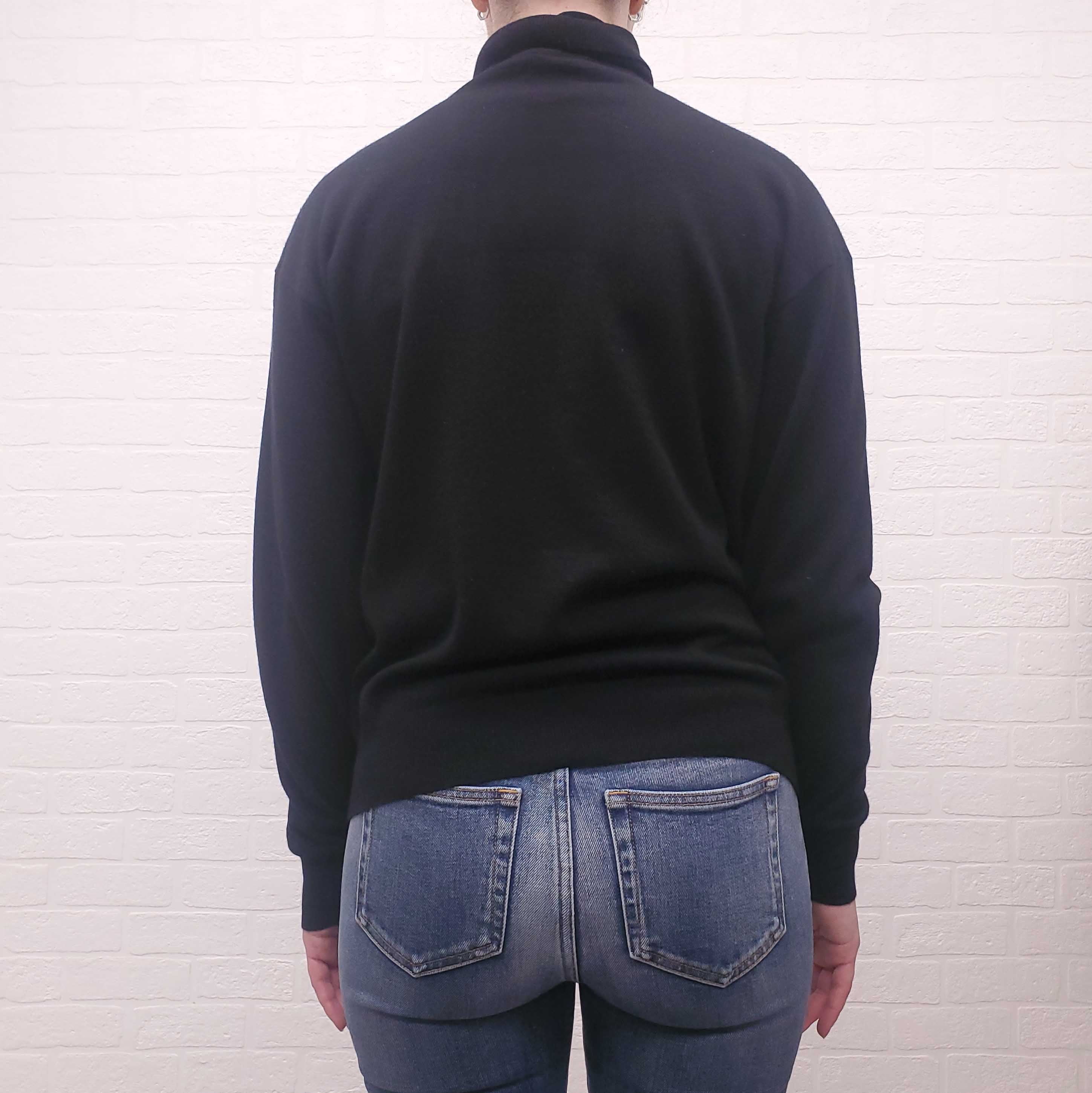 SAINT LAURENT 100% CASHMERE TURTLENECK - SIZE XS