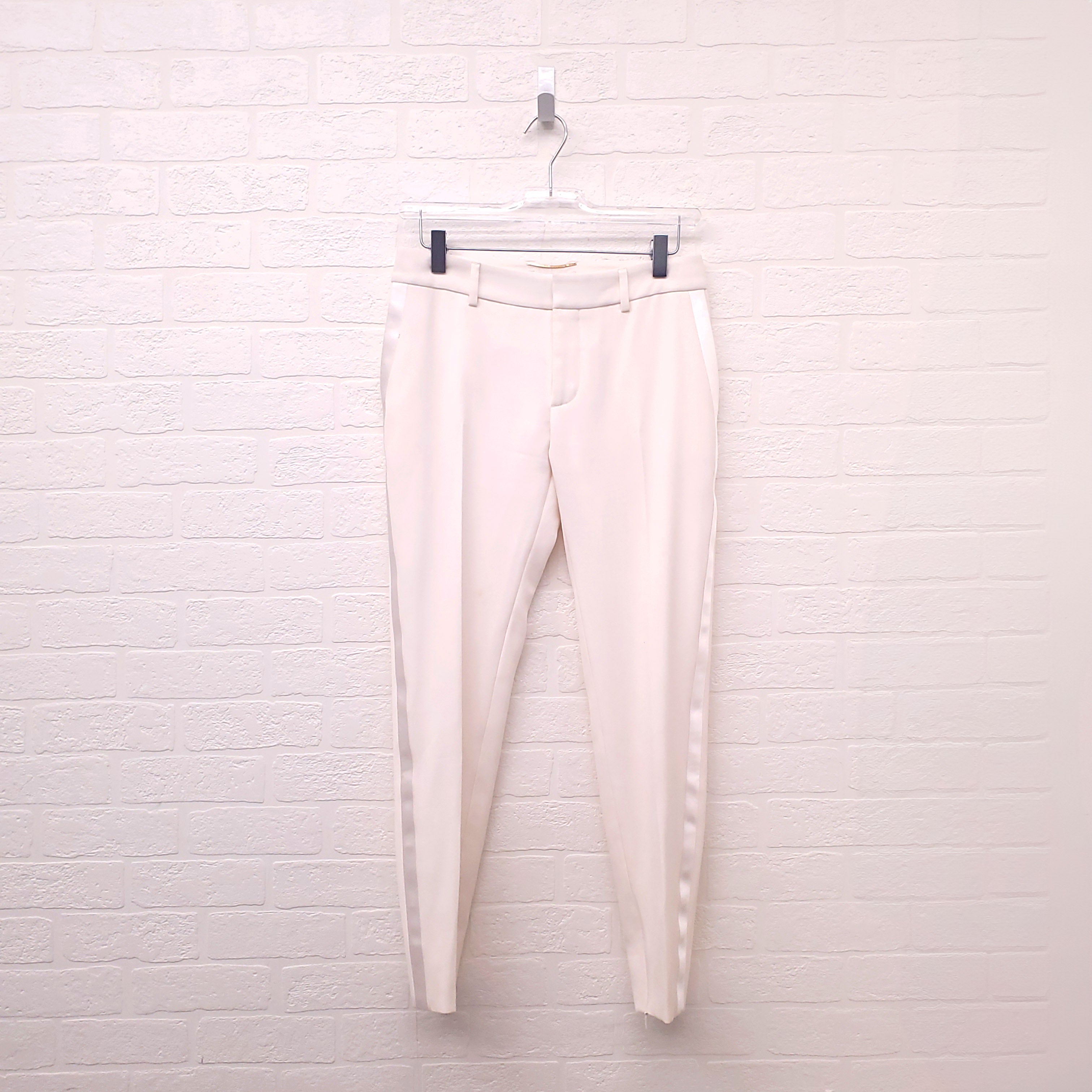 SAINT LAURENT 2021 CREAM TUXEDO 3-PIECE SET - SIZE 34