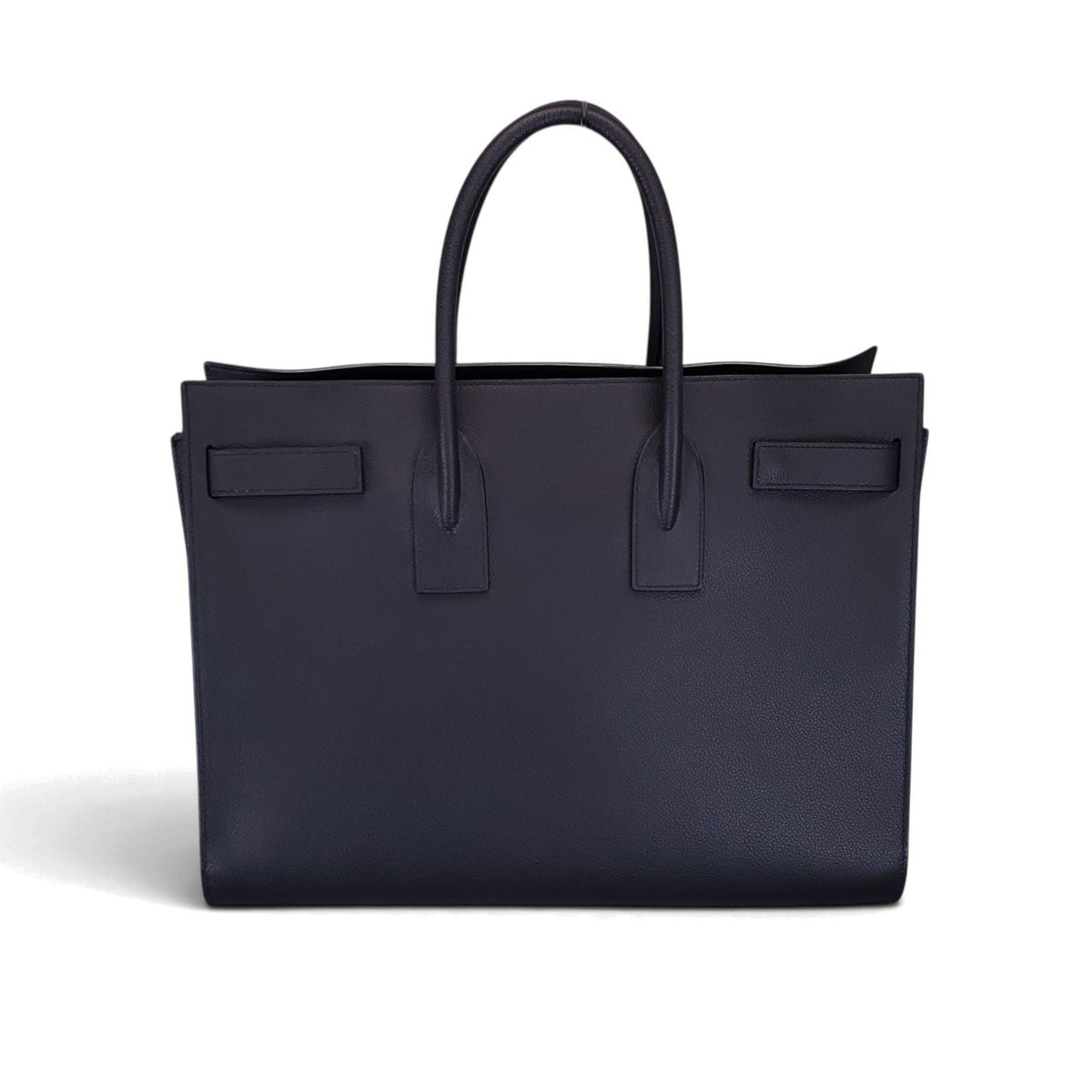 SAINT LAURENT BLACK LARGE SAC DE JOUR TOTE