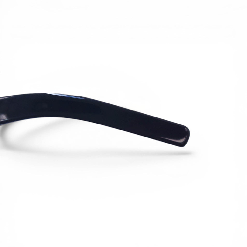SAINT LAURENT BLACK SUNGLASSES WITH METAL DETAIL