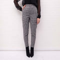SAINT LAURENT HOUNDSTOOTH TROUSERS - SIZE 38