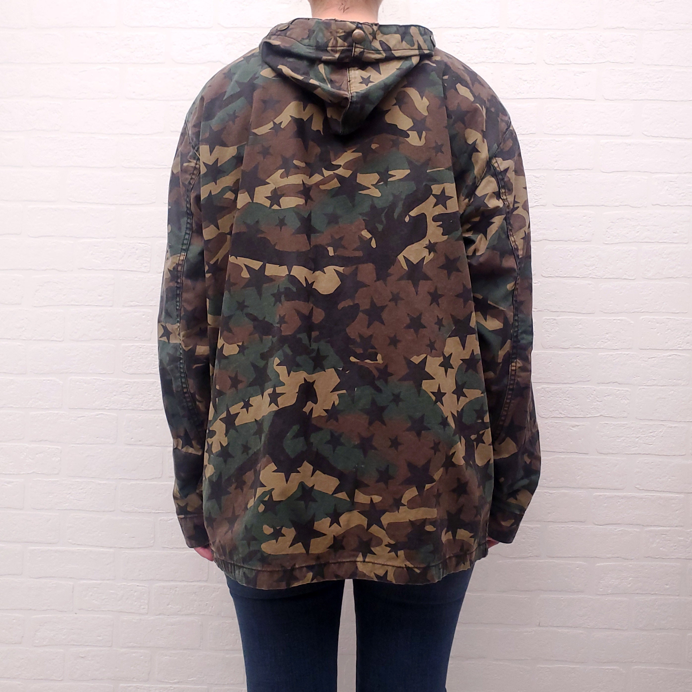 SAINT LAURENT STAR ARMY PRINT JACKET - SIZE M