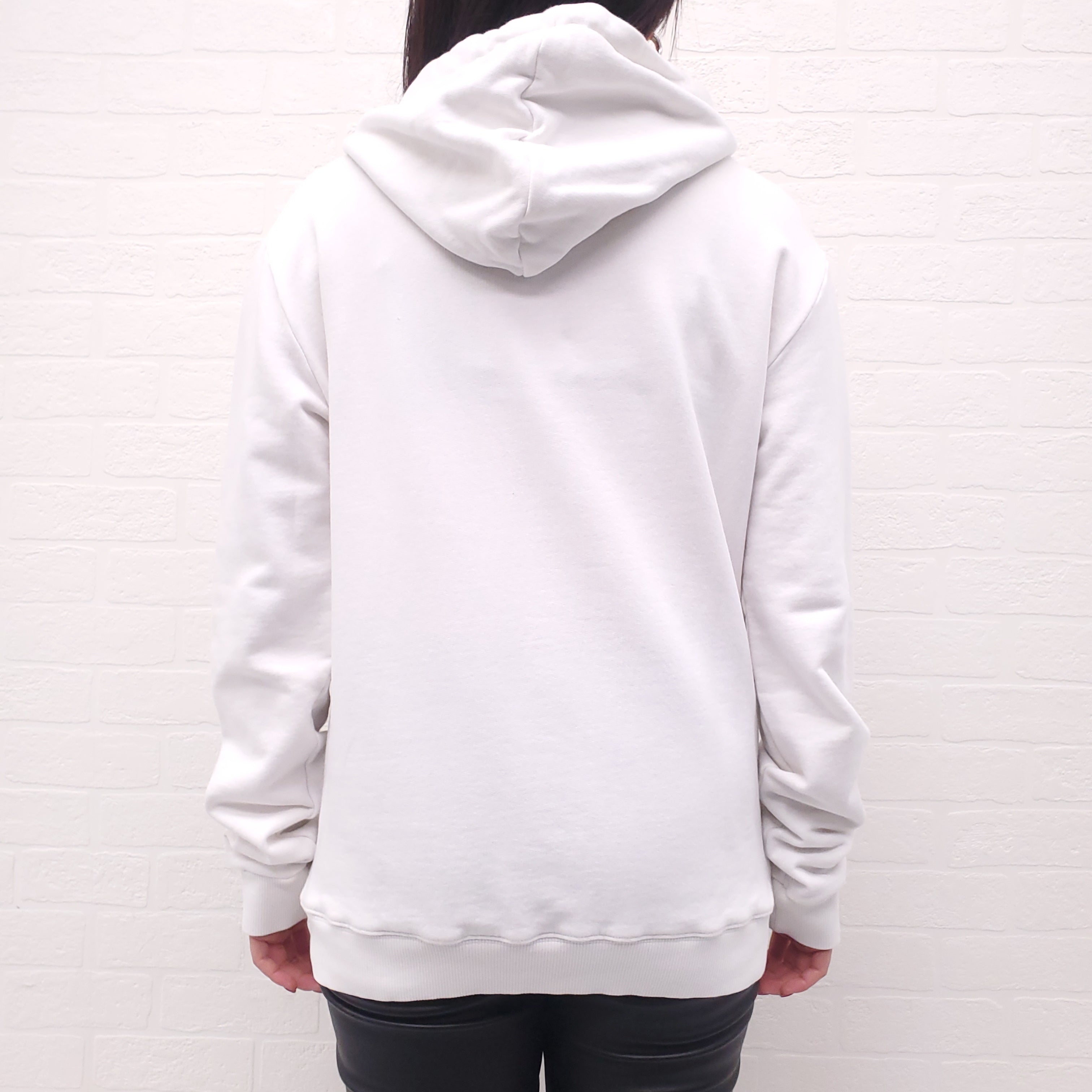 SAINT LAURENT WHITE LOGO SWEATSHIRT - SIZE S