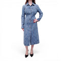 SALVATORE FERRAGAMO DENIM DRESS - SIZE 40
