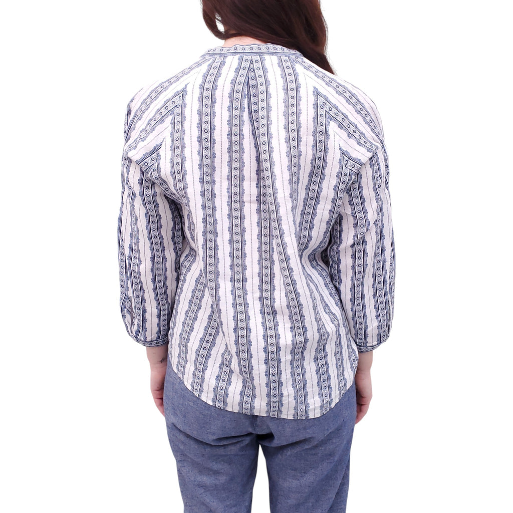 SEA NEW YORK KAFTAN BLOUSE WITH TASSLE DETAIL - SIZE 4